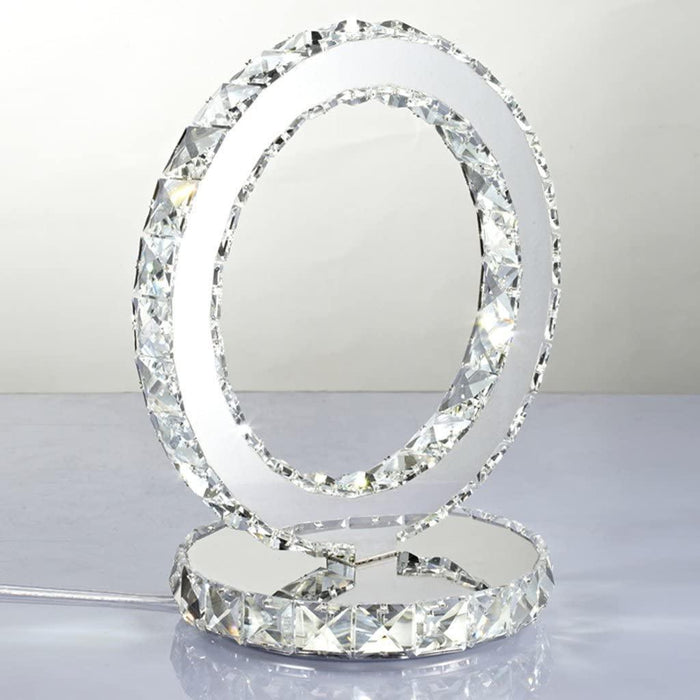 Crystal Rings Table Lamp-DWHOME
