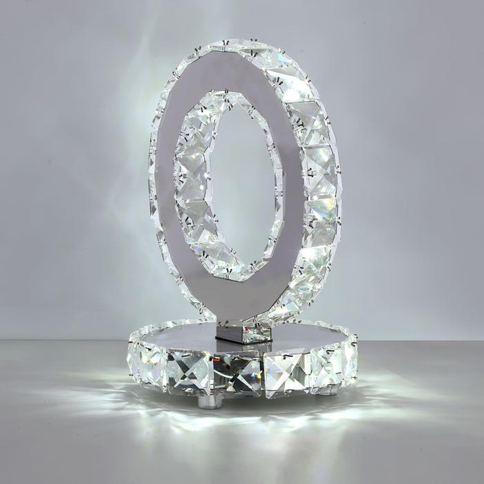 Crystal Rings Table Lamp-DWHOME