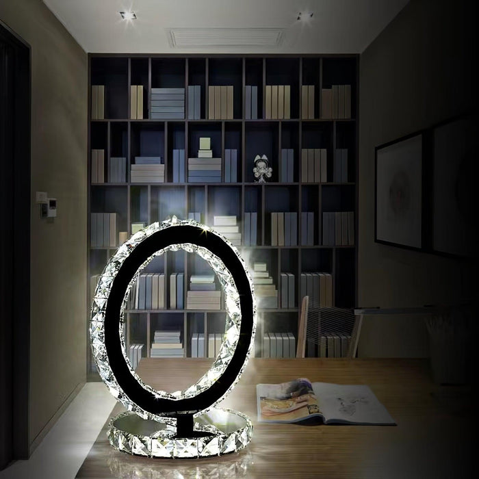 Crystal Rings Table Lamp-DWHOME