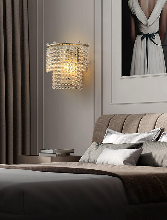 Crystal Waterfall Wall Light - DWHOME