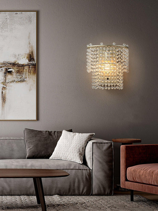 Crystal Waterfall Wall Light.