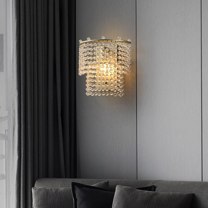 Crystal Waterfall Wall Light - DWHOME