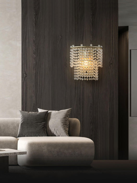 Crystal Waterfall Wall Light.