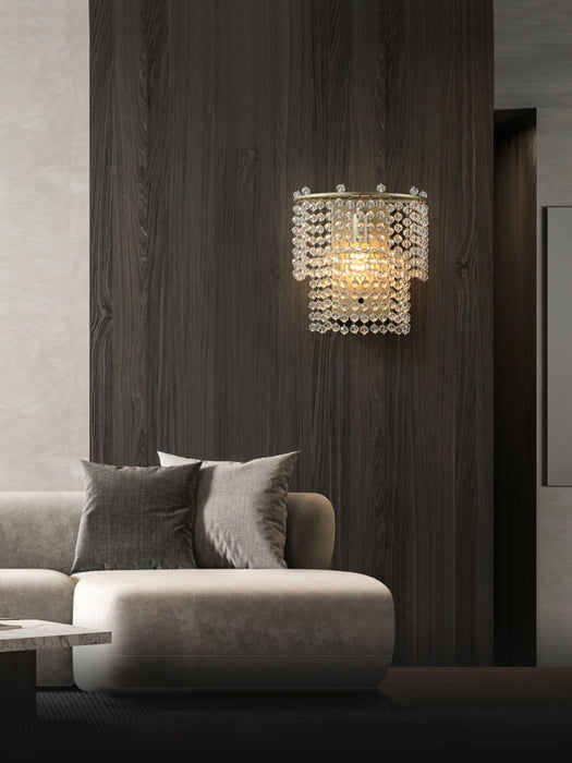 Crystal Waterfall Wall Light - DWHOME