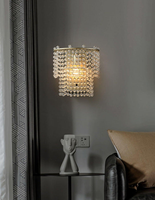 Crystal Waterfall Wall Light - DWHOME