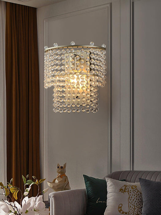 Crystal Waterfall Wall Light.