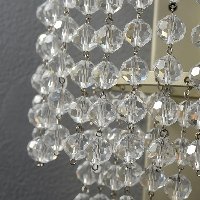 Crystal Waterfall Wall Light.