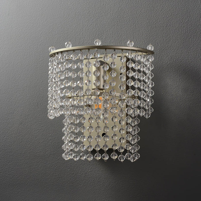 Crystal Waterfall Wall Light.