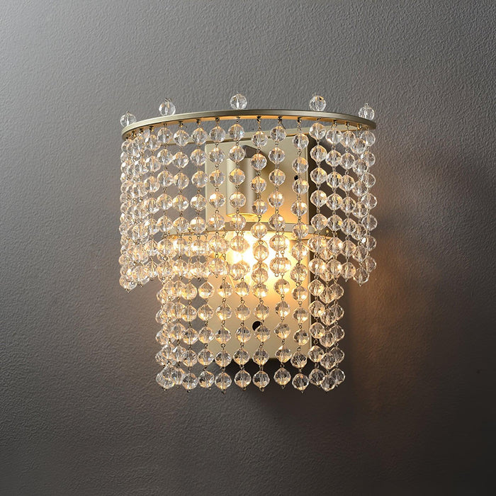 Crystal Waterfall Wall Light.