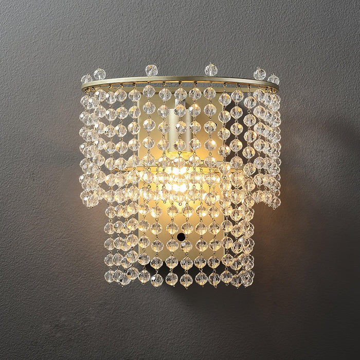 Crystal Waterfall Wall Light.