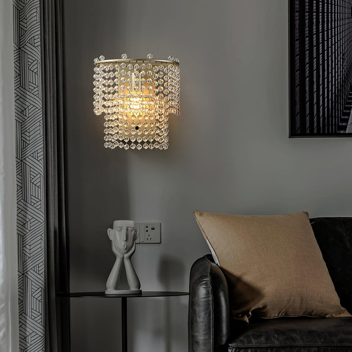 Crystal Waterfall Wall Light - DWHOME