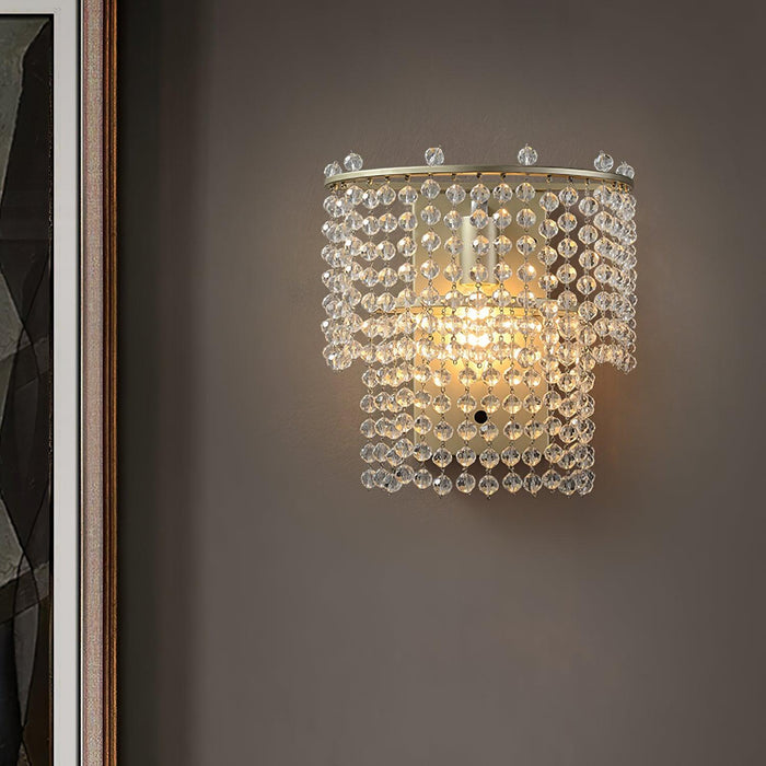 Crystal Waterfall Wall Light.