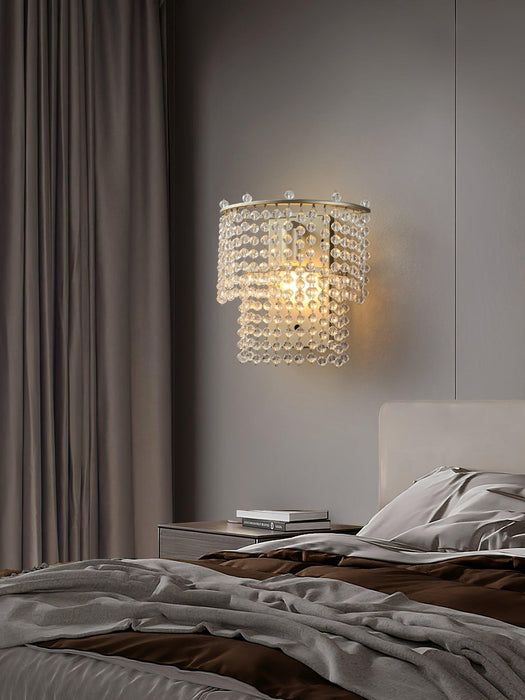 Crystal Waterfall Wall Light - DWHOME