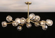 Crystal Ball Round Cluster Chandelier - DWHOME