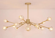 Boule de Cristal Lustre Rond Cluster-DWHOME