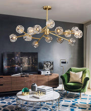 Boule de Cristal Lustre Rond Cluster-DWHOME