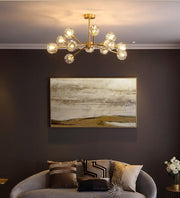 Boule de Cristal Lustre Rond Cluster-DWHOME