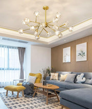 Boule de Cristal Lustre Rond Cluster-DWHOME