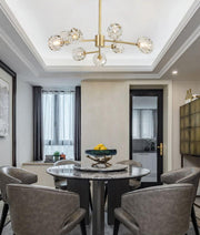 Boule de Cristal Lustre Rond Cluster-DWHOME
