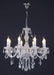 White Megan Crystal Chandelier-DWHOME