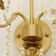Crystal Pearl Chain Wall Lamp-DWHOME