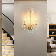Crystal Pearl Chain Wall Lamp-DWHOME