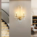 Crystal Pearl Chain Wall Lamp-DWHOME