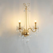 Crystal Pearl Chain Wall Lamp-DWHOME