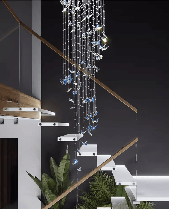 Crystalwing Butterfly Chandelier