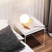 Cube Stone Table Lamp-DWHOME