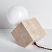 Cube Stone Table Lamp-DWHOME