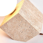 Cube Stone Table Lamp-DWHOME