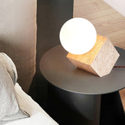 Cube Stone Table Lamp-DWHOME