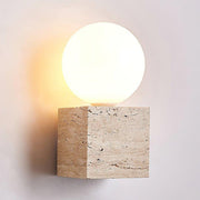 Cube Stone Wall Lamp-DWHOME
