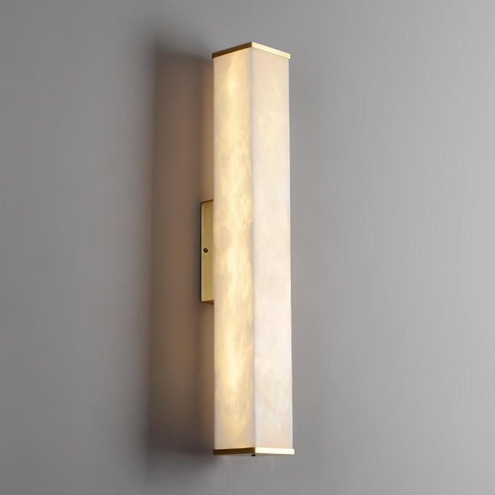 Cuboid Alabaster Wall Light - DWHOME