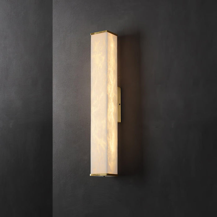 Cuboid Alabaster Wall Light - DWHOME