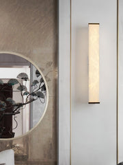 Cuboid Alabaster Wall Light-DWHOME