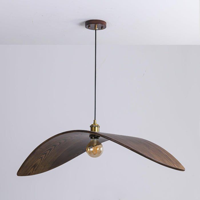Curve Wooden Pendant Lamp-DWHOME
