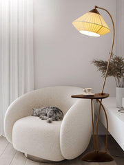 Curve With Table Floor Lamp-DWHOME