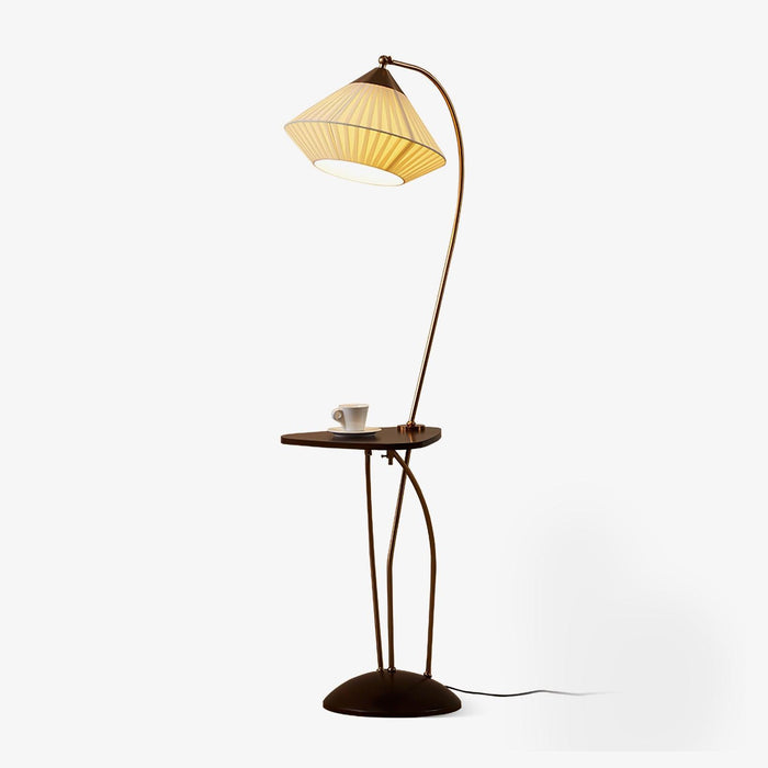 Curve With Table Floor Lamp - DWHOME