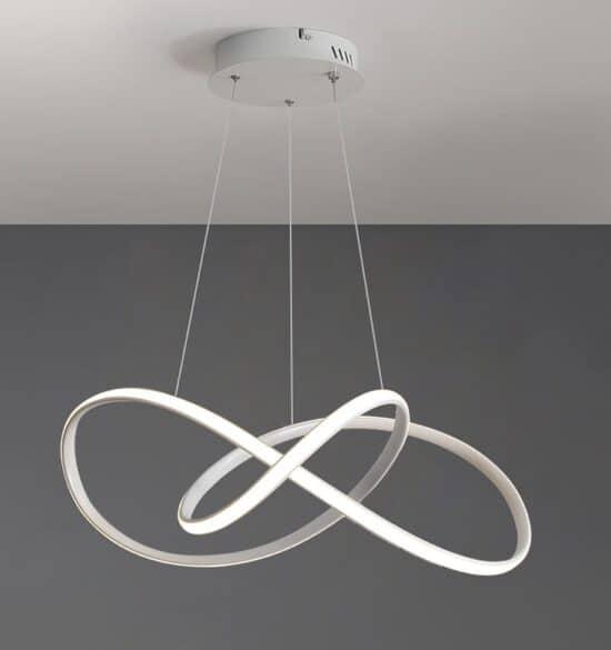 ÓLAFUR Circular Curved Lines Pendant Light.