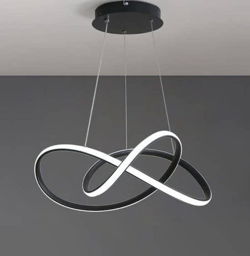 ÓLAFUR Circular Curved Lines Pendant Light.