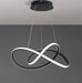 ÓLAFUR Circular Curved Lines Pendant Light.