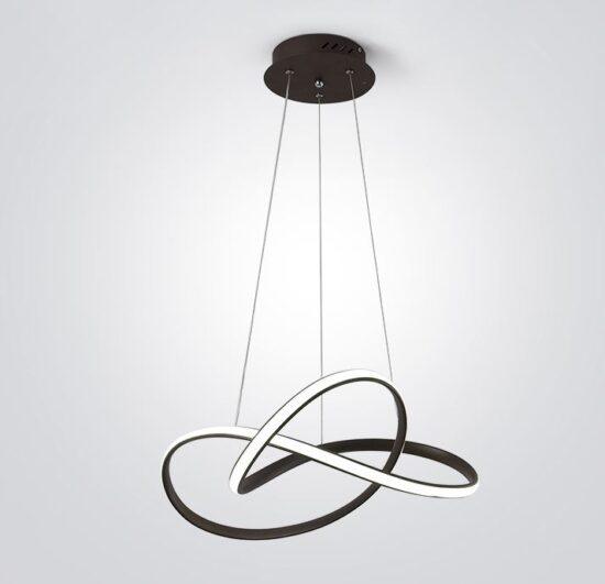 ÓLAFUR Circular Curved Lines Pendant Light.