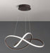 ÓLAFUR Circular Curved Lines Pendant Light.