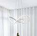 ÓLAFUR Circular Curved Lines Pendant Light.