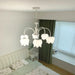 Curved Arm Bell Chandelier-DWHOME