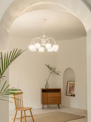 Curved Arm Bell Chandelier-DWHOME