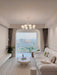 Curved Arm Bell Chandelier-DWHOME