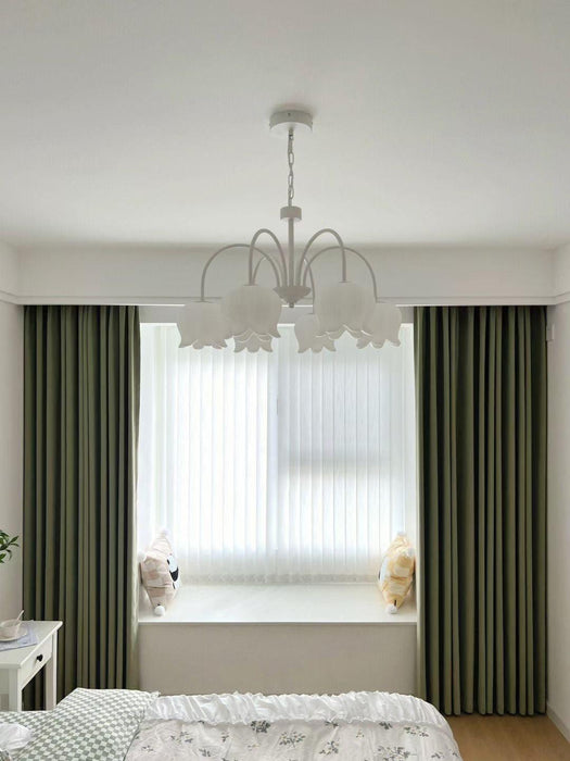 Curved Arm Bell Chandelier-DWHOME